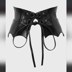 Killstar Black Gothic Corset Belt